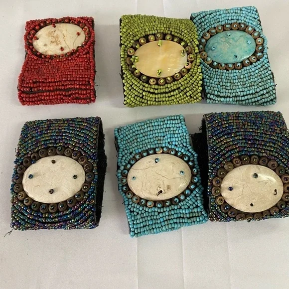 Vintage Bead Wrap Bracelets (6) (EQ) - Picture 12 of 12
